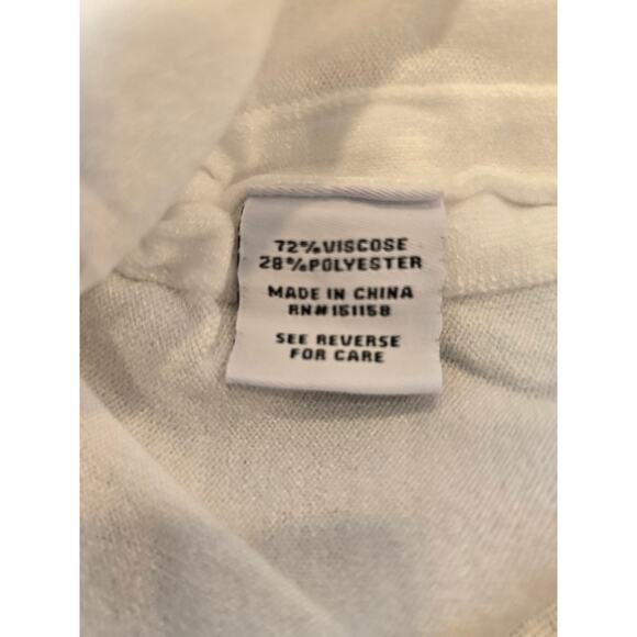 525 America White Side Ruched Dress Size Medium NWT - Picture 9 of 9